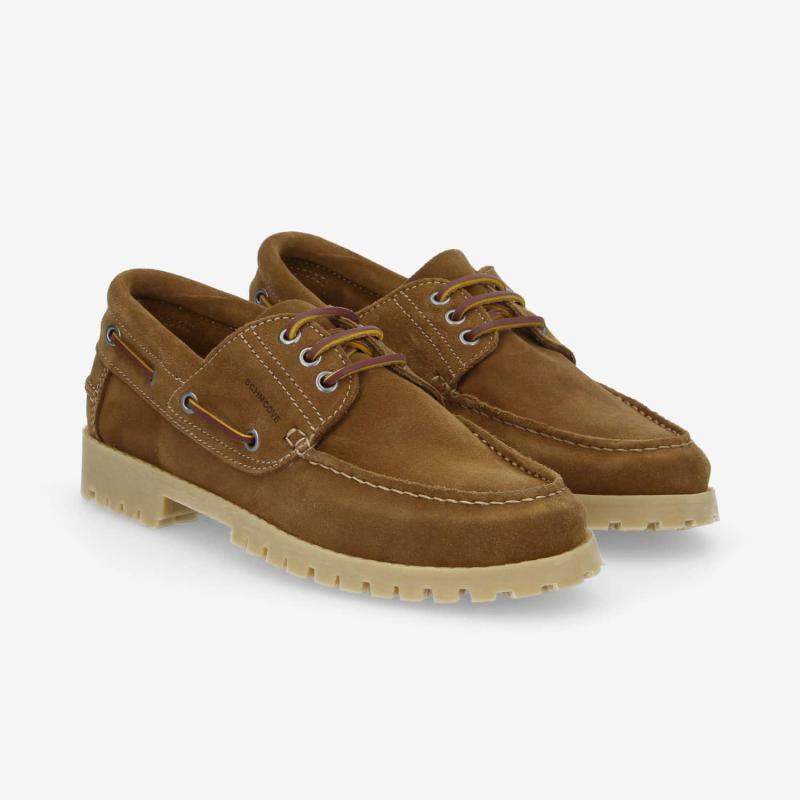 NEWQUAY BOAT M - SUEDE - MARRON